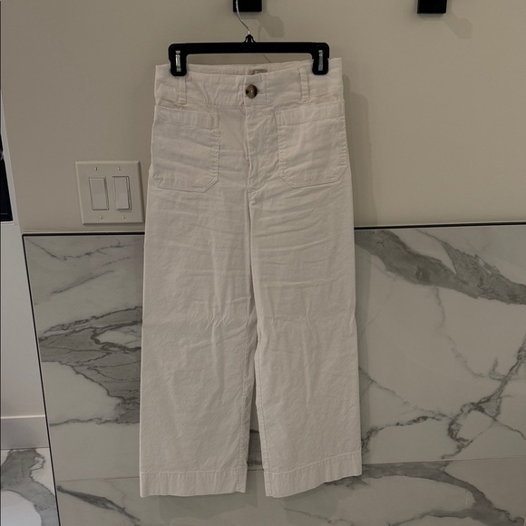 Maeve Pants - Maeve Cream Wide Leg Pants the Collette